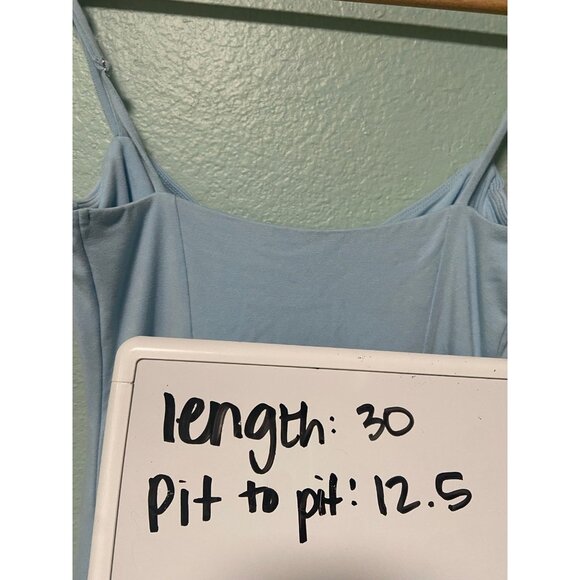 NWT Oh Polly Women's Batch A Sky Blue Adjustable Strap‎ Dress Size US 6 - Picture 10 of 10